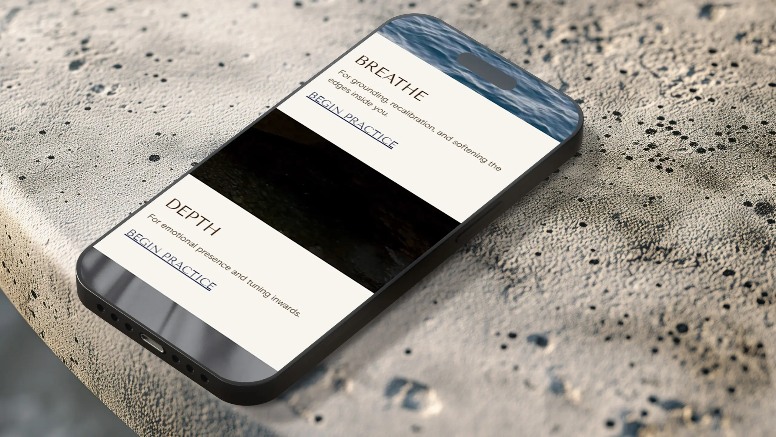 Pira wellness mobile mockup 1